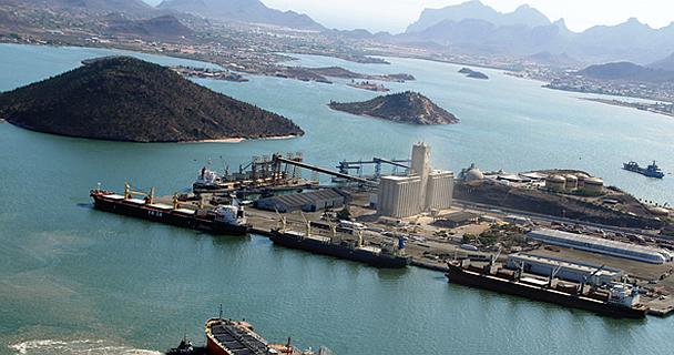 Registra Puerto de Guaymas un aumento del 30 % en el movimiento de carga comercial